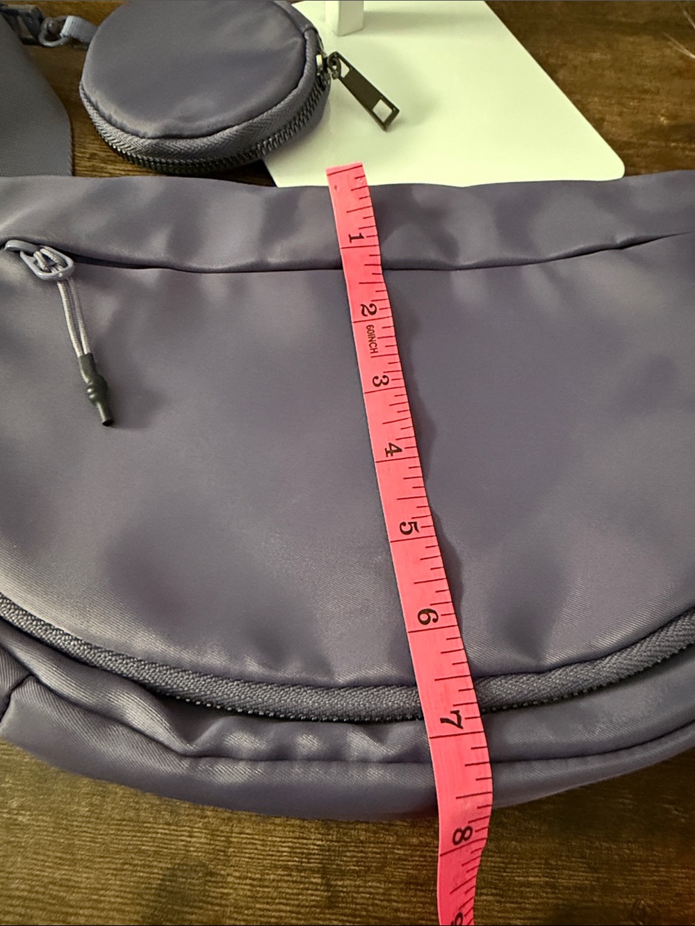 Lavender Crescent Crossbody Bag - Picture 8 of 8
